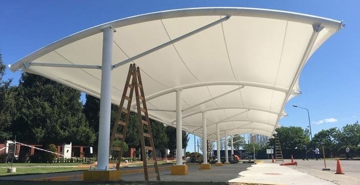 Jasa Kanopi Membran Parkiran Bergaransi Resmi dari PT Global Tensile Membrane