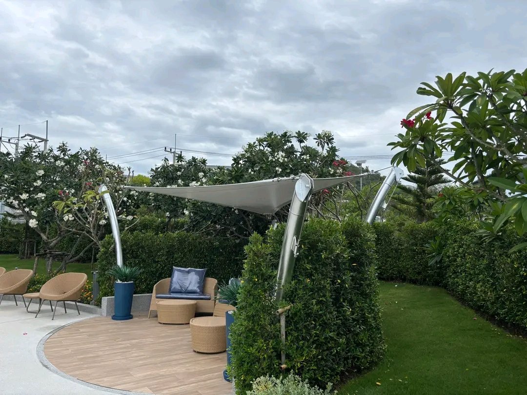 Gazebo taman tensile membrane Bogor